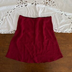 Brandy Melville Red Slip Skirt